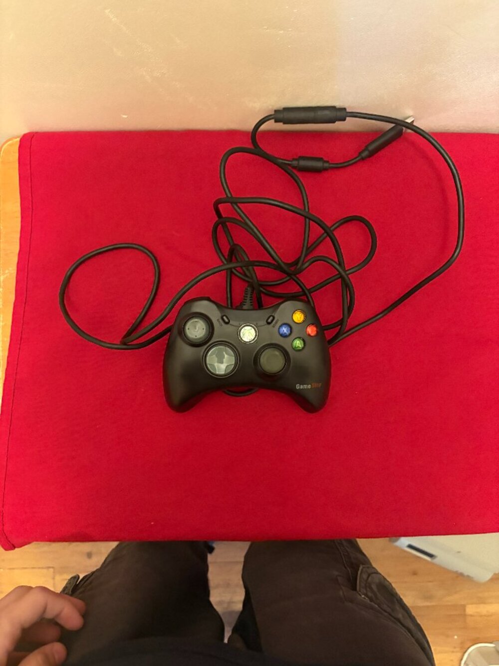 Gamestop Black Xbox 360 Wired Controller